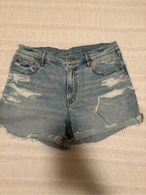 AE Strigid Super high-waisted relaxed denim short